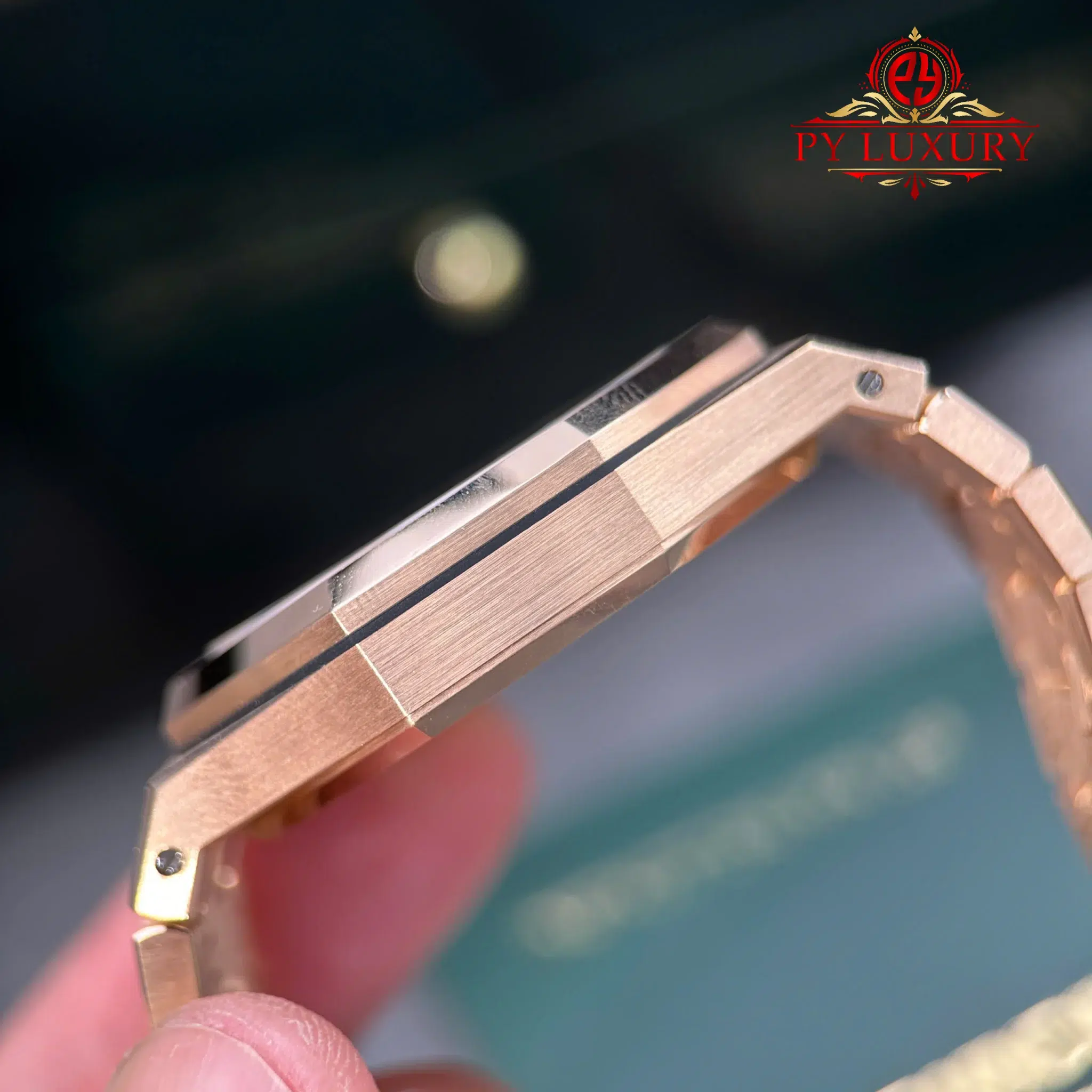 Audemars Piguet Royal Oak 15407OR Double Balance Wheel Openworked Custom Made CNC 18K Solid Rose Gold 41mm - Image 12