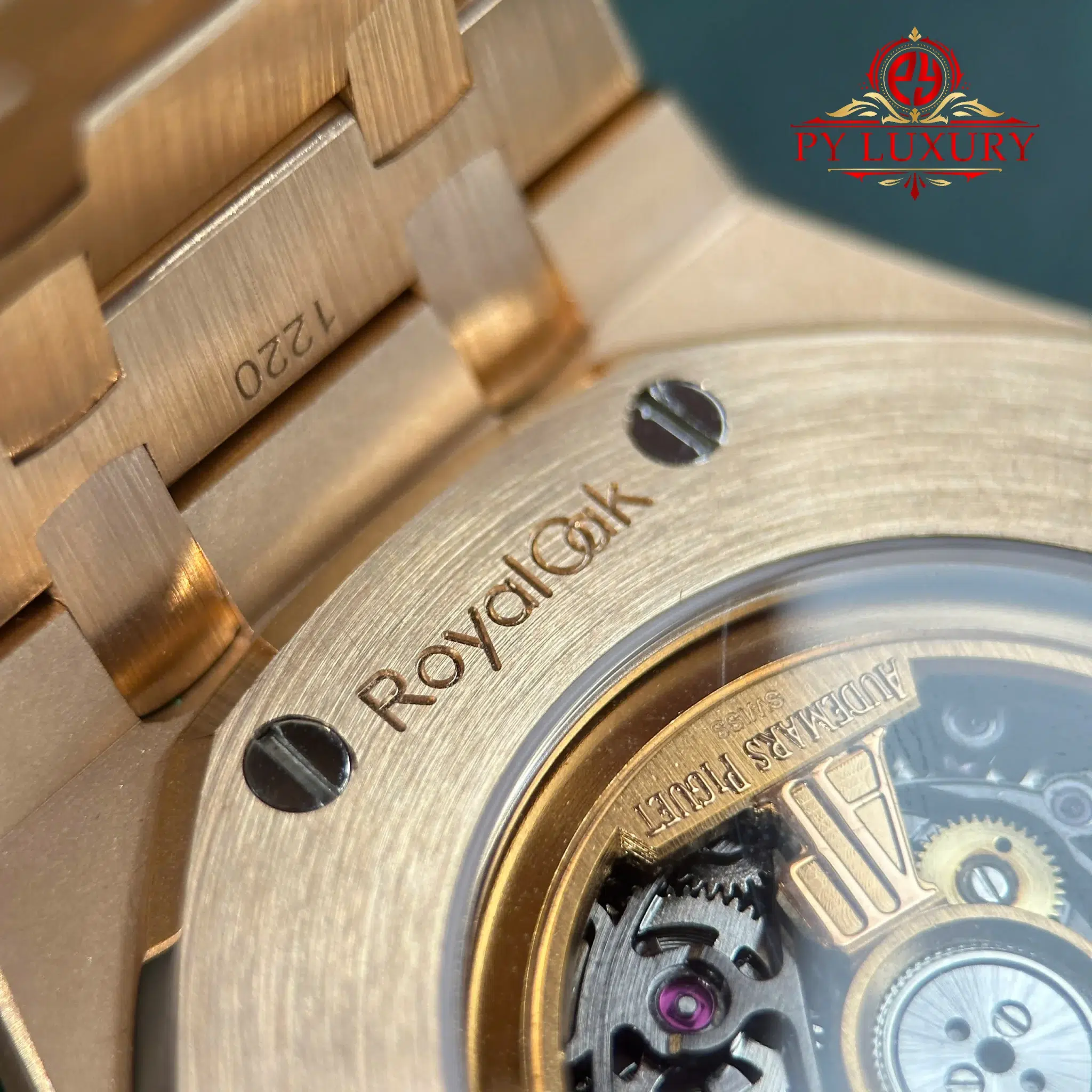 Audemars Piguet Royal Oak 15407OR Double Balance Wheel Openworked Custom Made CNC 18K Solid Rose Gold 41mm - Image 15
