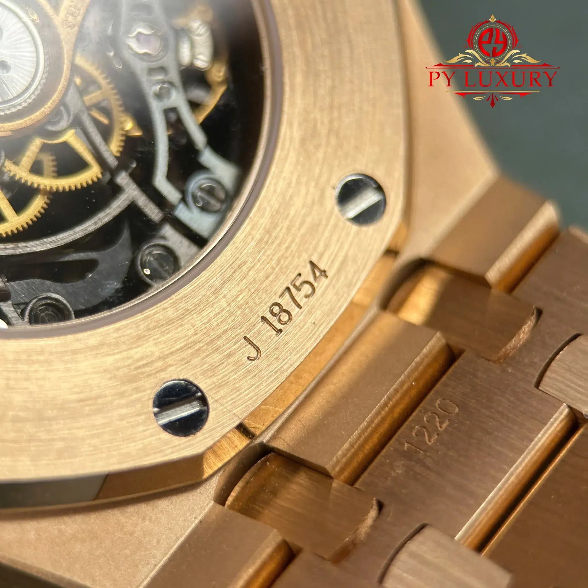 Audemars Piguet Royal Oak 15407OR Double Balance Wheel Openworked Custom Made CNC 18K Solid Rose Gold 41mm - Image 16