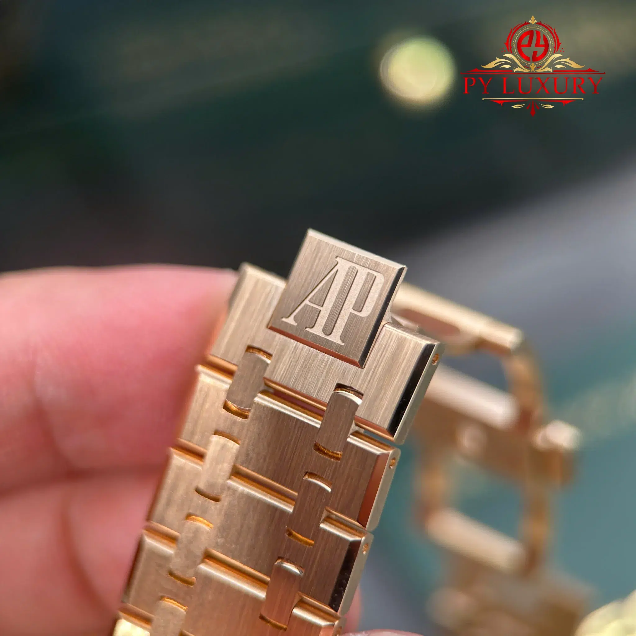 Audemars Piguet Royal Oak 15407OR Double Balance Wheel Openworked Custom Made CNC 18K Solid Rose Gold 41mm - Image 19