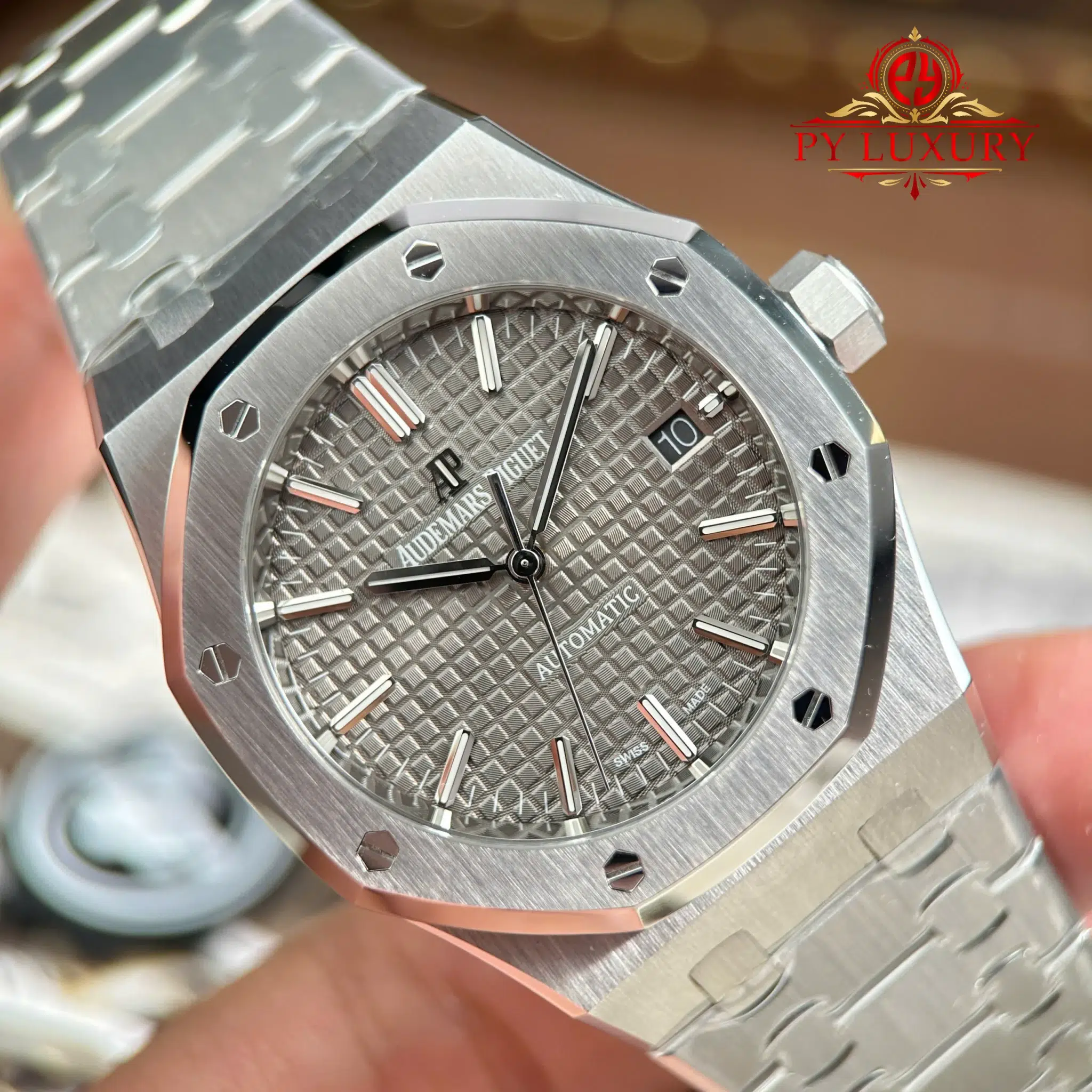 Audemars Piguet Royal Oak 15450ST Grey Dial 1:1 Best Replica ZF 37mm - Image 5
