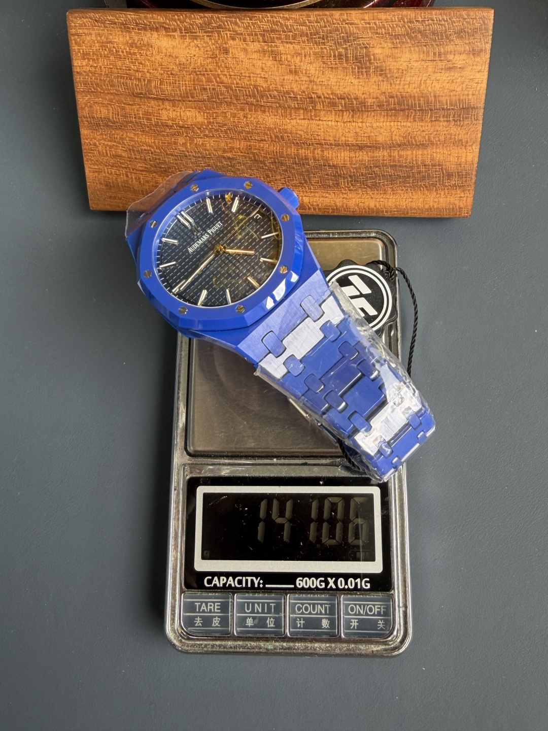 Audemars Piguet Royal Oak 15500 Blue Dial Blue Ceramic 1:1 Best Replica 41mm ZF (Free Sprung) - Image 14