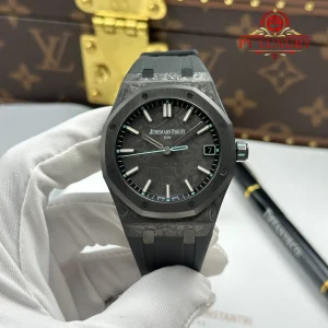 Audemars Piguet Royal Oak 15500ST DiW Voidline Aqua Carbon Fiber Rubber Strap 1:1 Best Replica 41mm