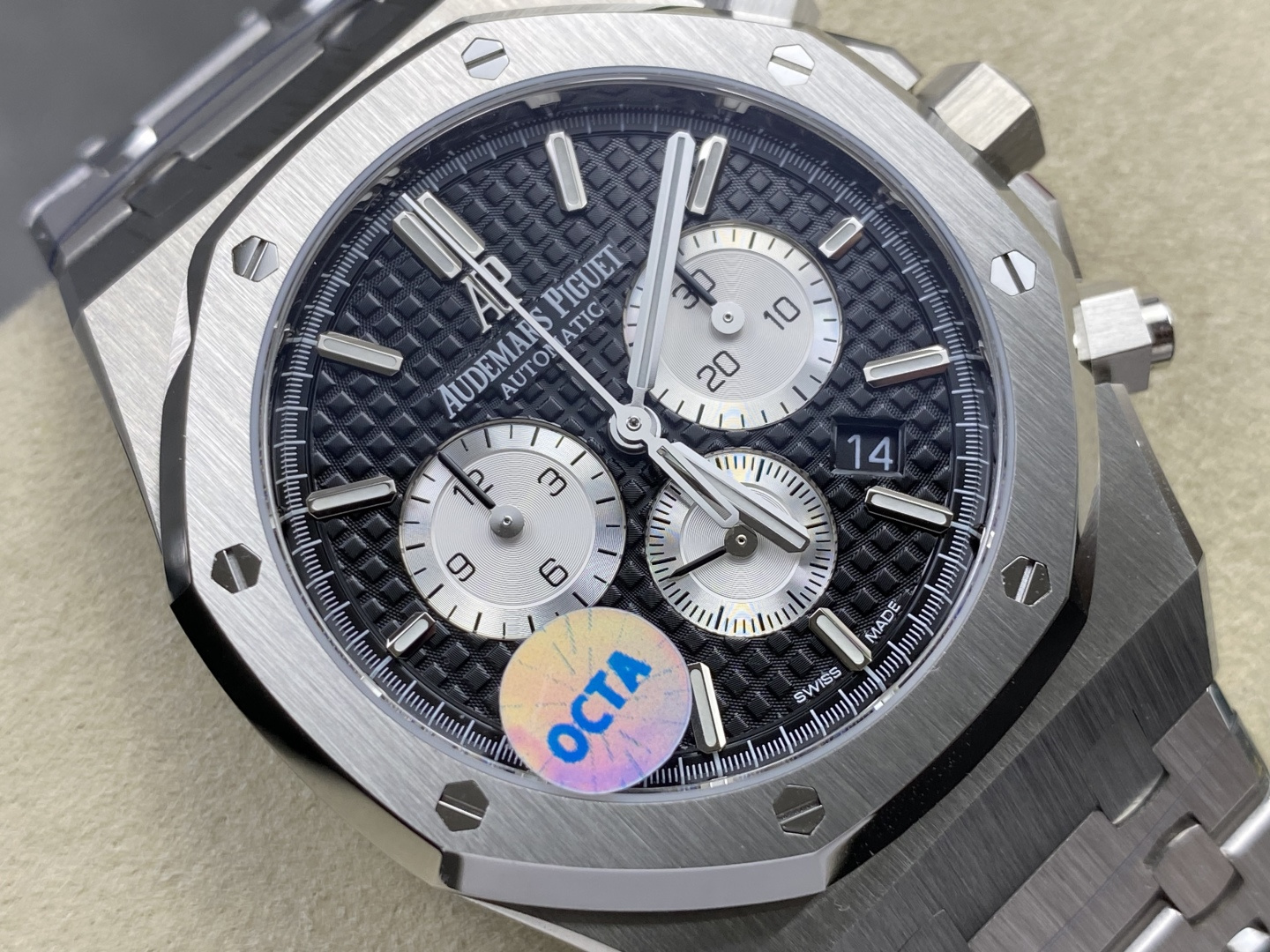 Đồng Hồ Audemars Piguet Royal Oak Chronograph 26331ST Mặt Số Đen Replica 1:1 Cao Nhất OCTAF 41mm - Image 3