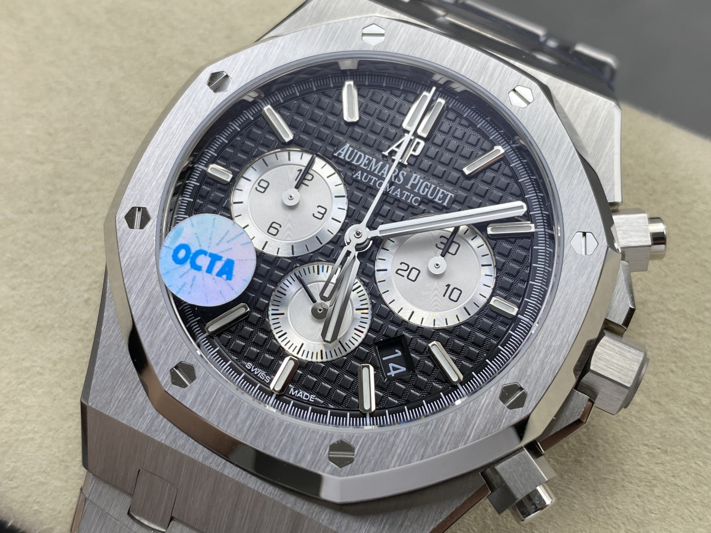 Đồng Hồ Audemars Piguet Royal Oak Chronograph 26331ST Mặt Số Đen Replica 1:1 Cao Nhất OCTAF 41mm - Image 4