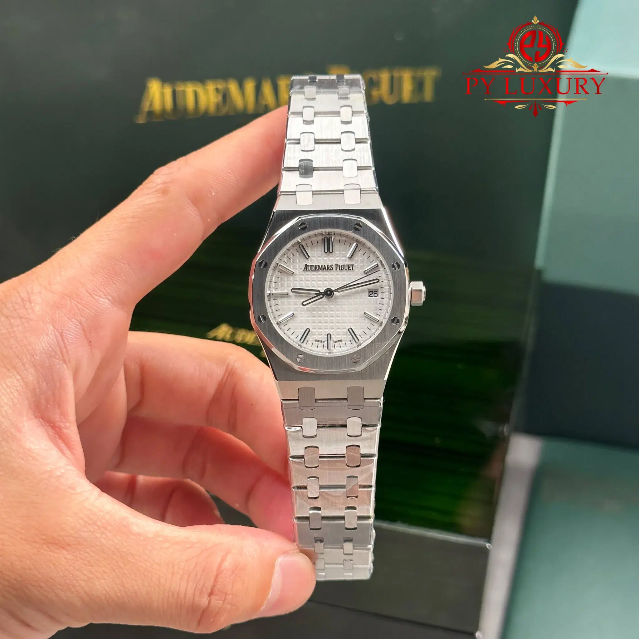 Audemars Piguet Royal Oak 77350ST Selfwinding White Dial Best Replica 34mm