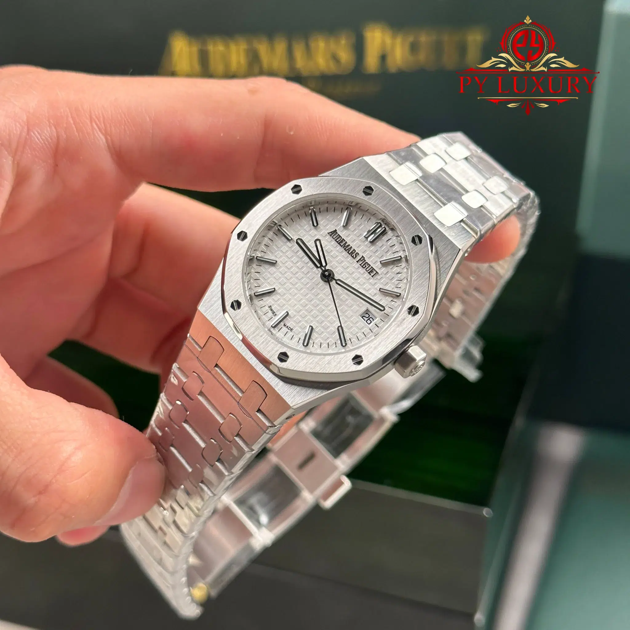 Audemars Piguet Royal Oak 77350ST Selfwinding White Dial Best Replica 34mm - Image 3