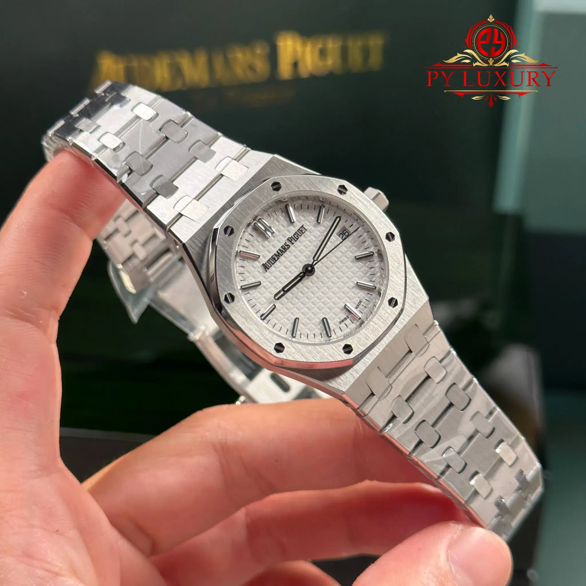 Audemars Piguet Royal Oak 77350ST Selfwinding White Dial Best Replica 34mm - Image 4