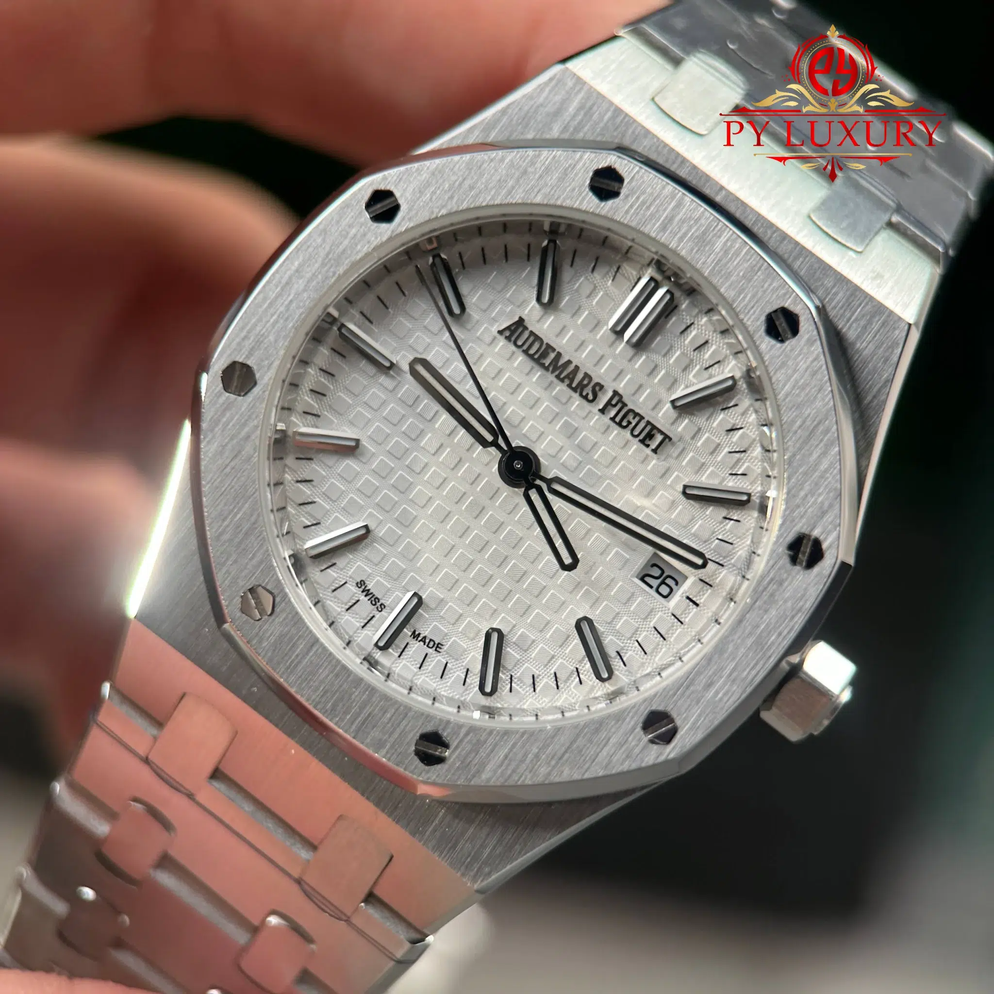 Audemars Piguet Royal Oak 77350ST Selfwinding White Dial Best Replica 34mm - Image 5