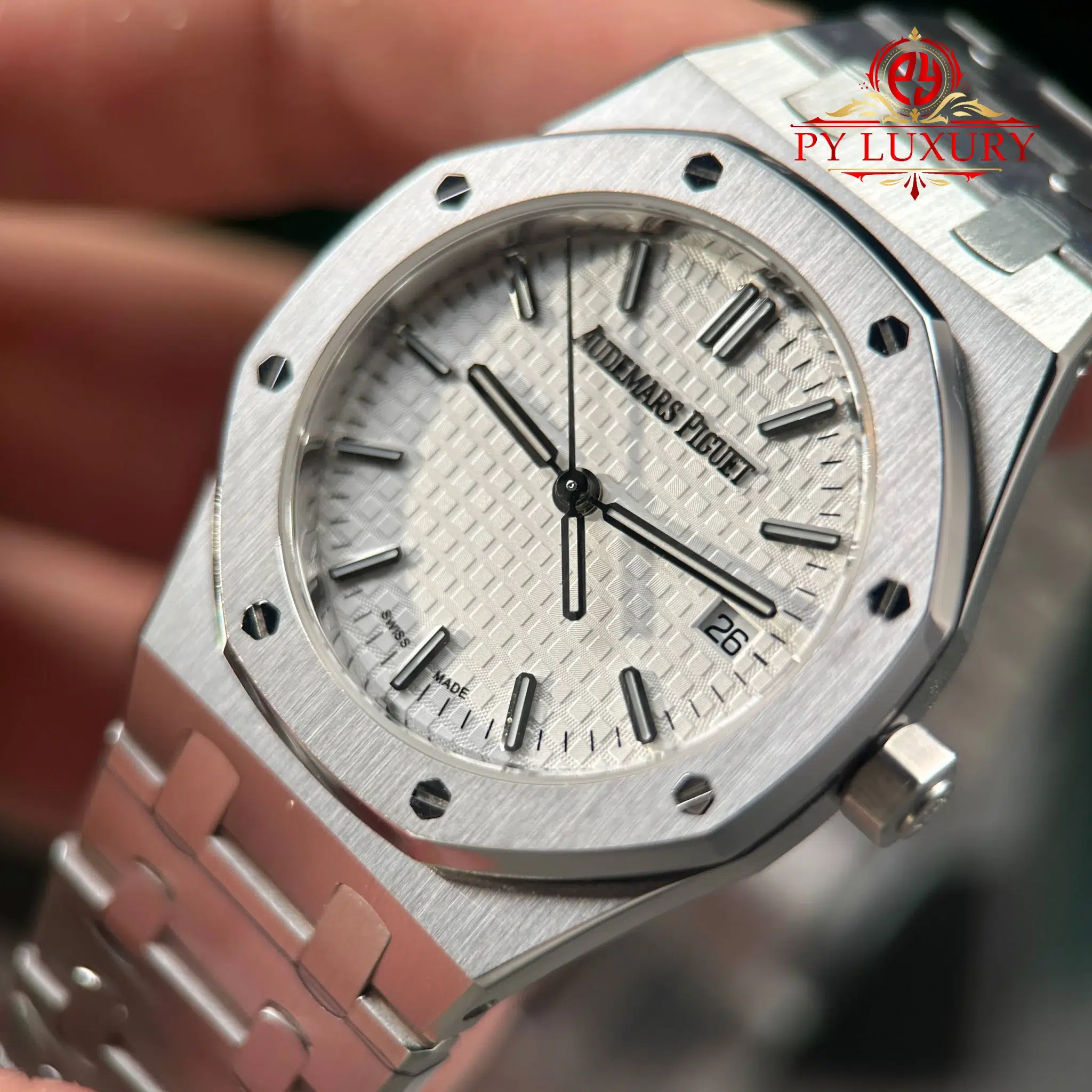 Audemars Piguet Royal Oak 77350ST Selfwinding White Dial Best Replica 34mm - Image 7
