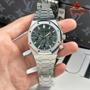 Đồng Hồ Audemars Piguet Royal Oak Chronograph 26240ST Mặt Xanh Lá Rep 1:1 Nhà Máy APS 41mm