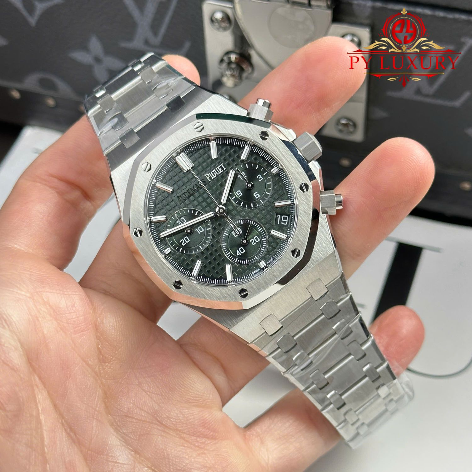 Audemars Piguet Royal Oak Chronograph 26240ST Green Dial 1:1 Best Replica Super Clone 41mm - Image 2