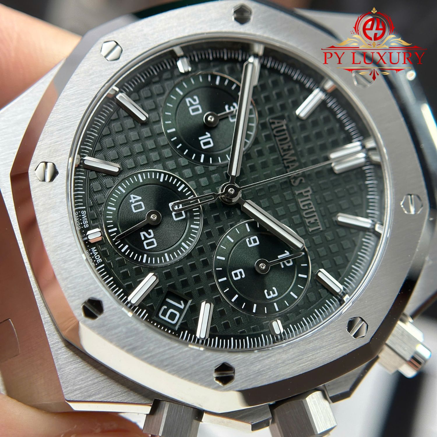 Audemars Piguet Royal Oak Chronograph 26240ST Green Dial 1:1 Best Replica Super Clone 41mm - Image 6