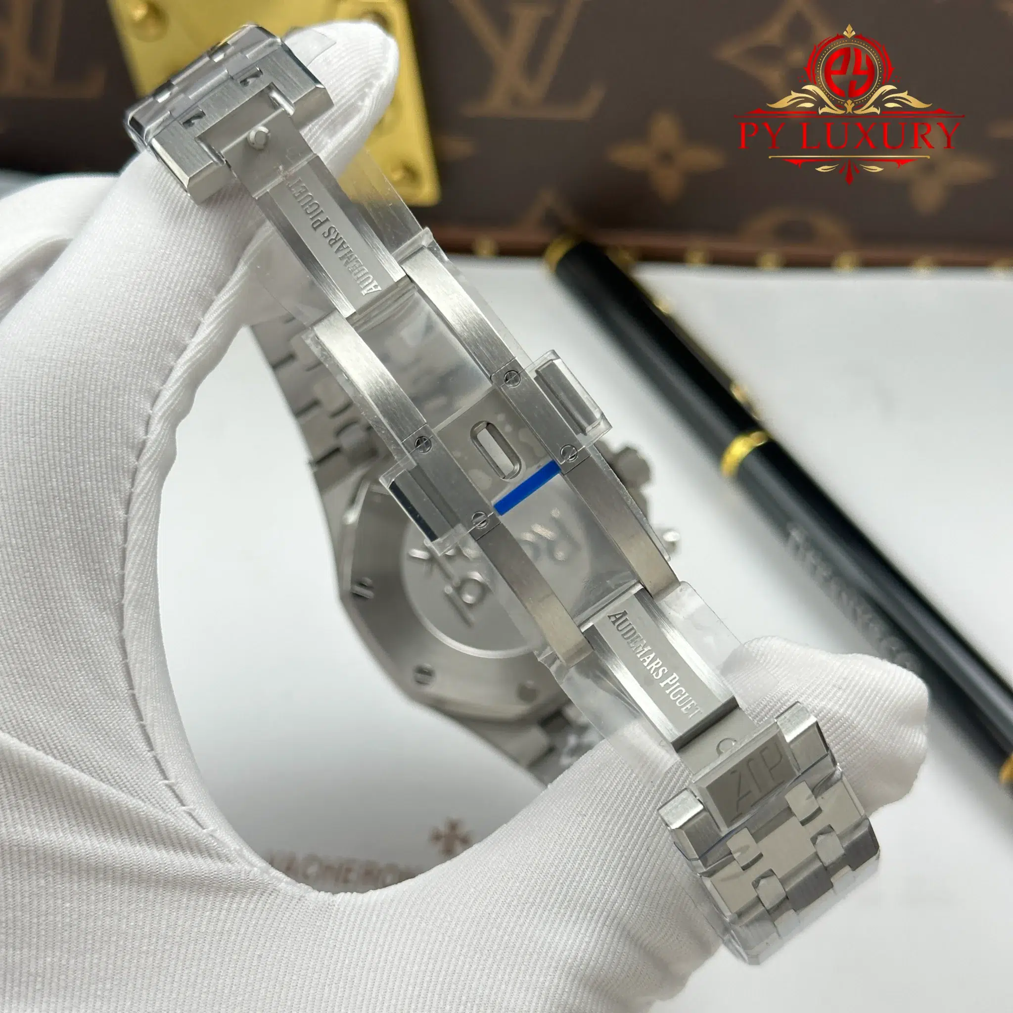 Audemars Piguet Royal Oak Chronograph 26715ST Blue Dial 1:1 Best Clone APSF 38mm - Image 11