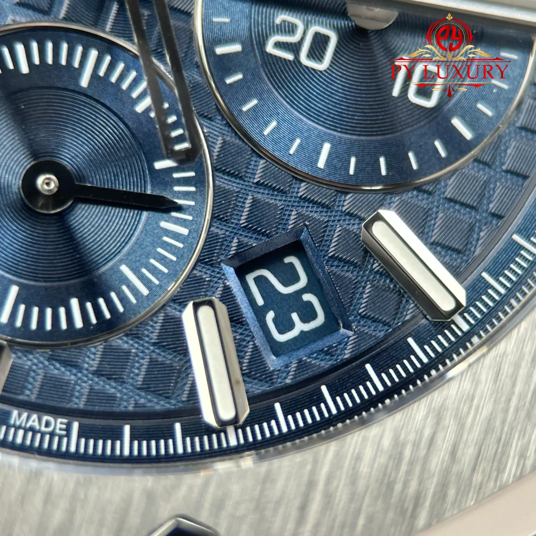 Audemars Piguet Royal Oak Chronograph 26715ST Blue Dial 1:1 Best Clone APSF 38mm - Image 7