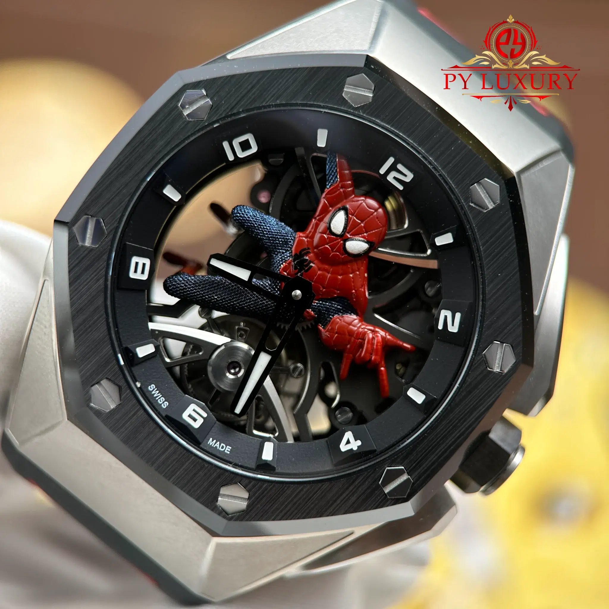 Audemars Piguet Royal Oak Concept Tourbillon Spider-Man Best Replica 42mm - Image 4