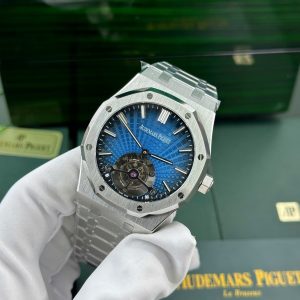 Đồng Hồ Audemars Piguet Royal Oak Flying Tourbillon Mặt Xanh Dương Replica R8F 41mm