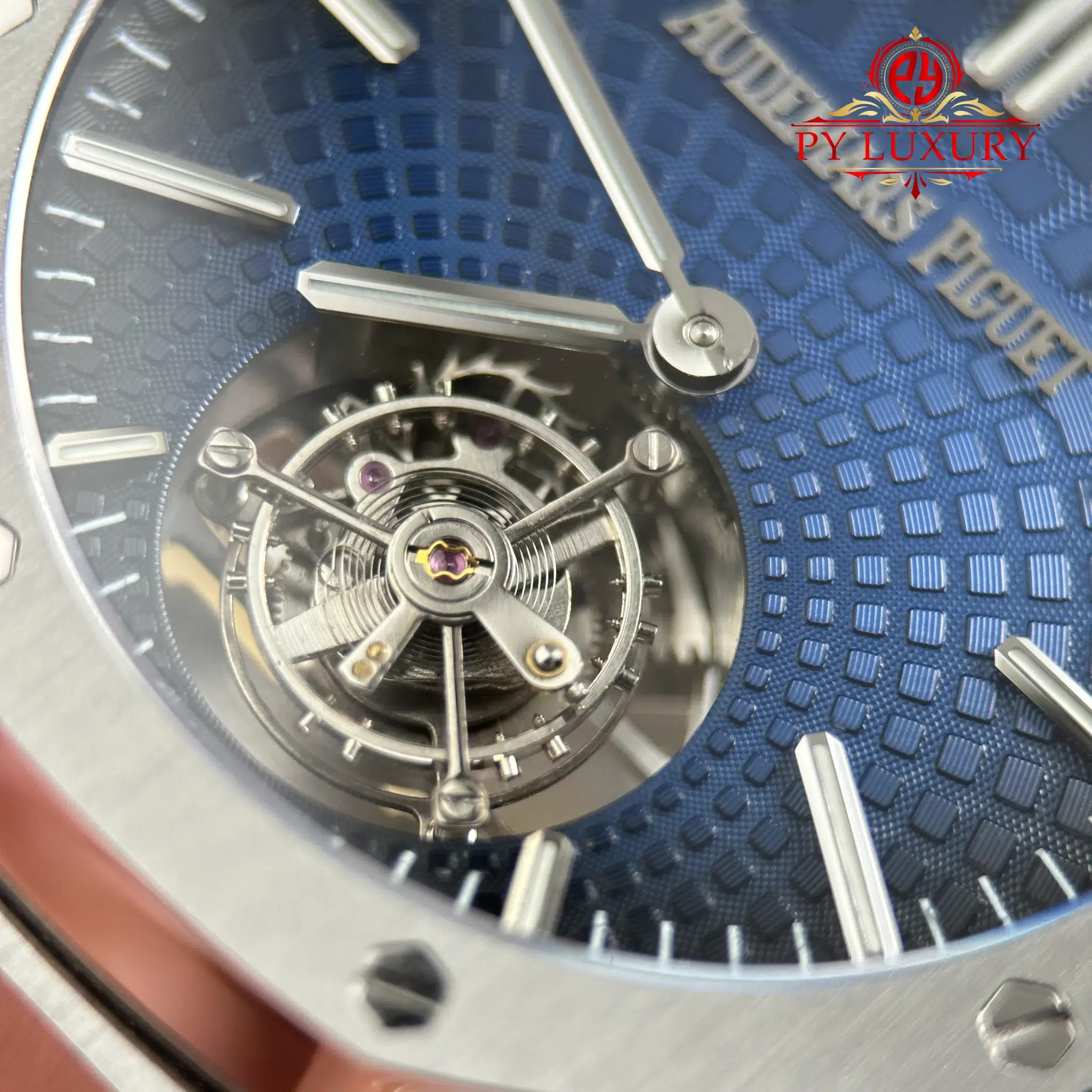 Audemars Piguet Royal Oak Flying Tourbillon 26530ST Selfwinding Blue Dial Best Replica BBS 41mm - Image 7