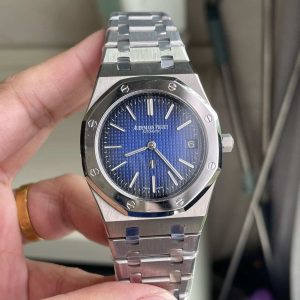 Đồng Hồ Audemars Piguet Royal Oak Jumbo Extra-Thing 15202IP Mặt Xanh Khói 89g Rep 1:1 Cao Nhất ZF 39mm