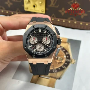 Đồng Hồ Audemars Piguet Royal Oak Offshore Chronograph 26420RO Vàng Hồng Mặt Số Đen Replica 1:1 APSF 43mm