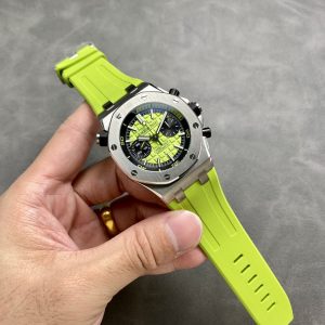 Đồng Hồ Audemars Piguet Royal Oak Offshore Diver Chronograph 26703ST Mặt Xanh Lá Rep 1:1 JHF 42mm