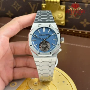 Đồng Hồ Audemars Piguet Royal Oak Flying Tourbillon 26730TI 50th Anniversary Mặt Xanh Dương Replica 1:1 BBS 41mm