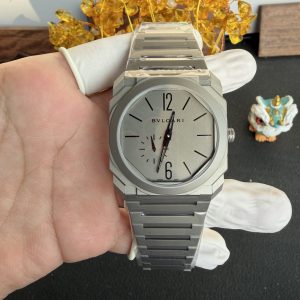 Bvlgari Octo Finissimo 102713 Titanium Grey Dial Best Replica BVF 40mm