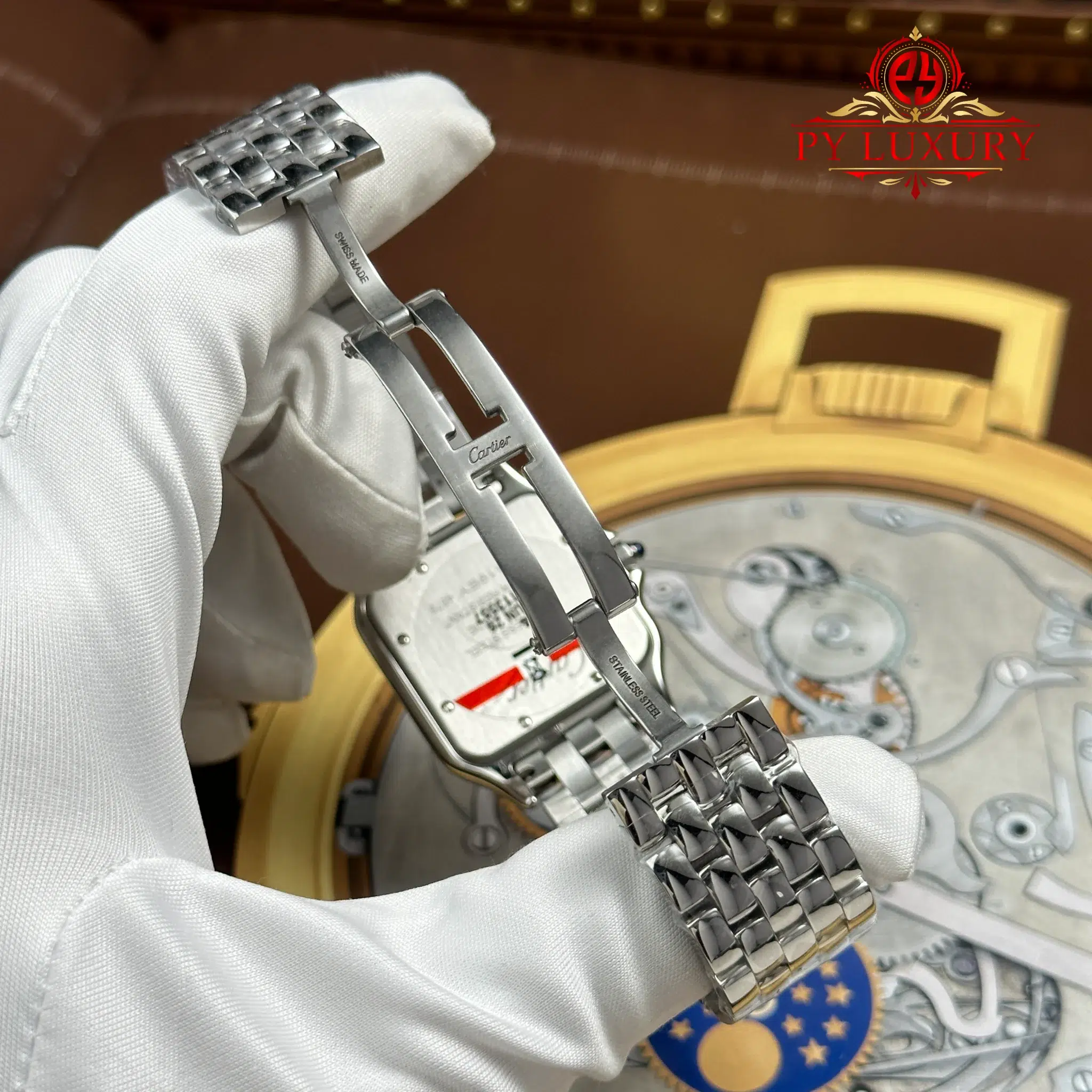 Đồng Hồ Cartier Panthère WSPN0016 Large Model Mặt Trắng Replica 1:1 AF 31mm x 42mm - Image 12