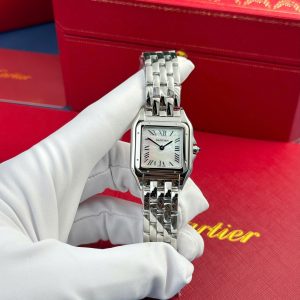 Đồng Hồ Nữ Cartier Panthère Mặt Khảm Trai Replica AF 27mm x 36mm