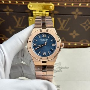 Chopard Alpine Eagle Large 295363-5001 Rose Gold Blue Dial Replica 1:1 GH Factory 41mm