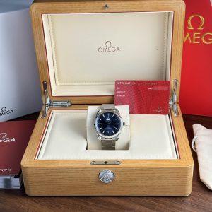 Đồng Hồ Omega Seamaster Aqua Terra Co-Axial Master Chronometer 220.10.41.21.03.004 Mặt Xanh Lam Rep 1:1 41mm