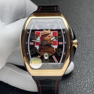 Đồng Hồ Franck Muller Vanguard V45 Croatia ZVONIMIR Mặt Đen Vàng Hồng Fake 1:1 ABF 45mm
