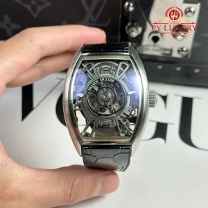 Đồng Hồ Franck Muller Curvex CX Grand Central Tourbillon Mặt Số Skeleton Replica 36mm x 53.1mm