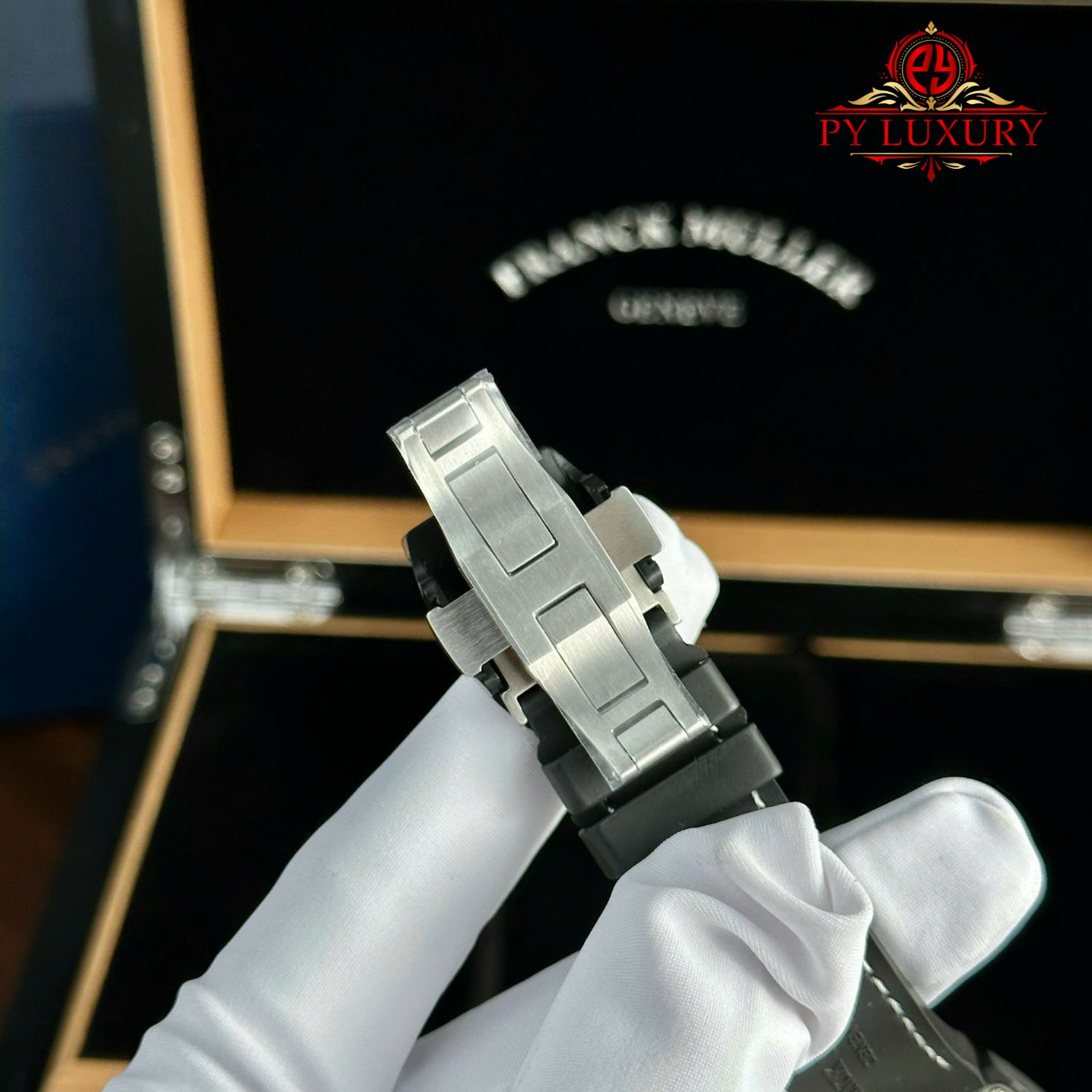 Đồng Hồ Franck Muller Grand Central Tourbillon Vỏ Carbon Cọc Số Học Trò Rep 1:1 44mm - Image 11