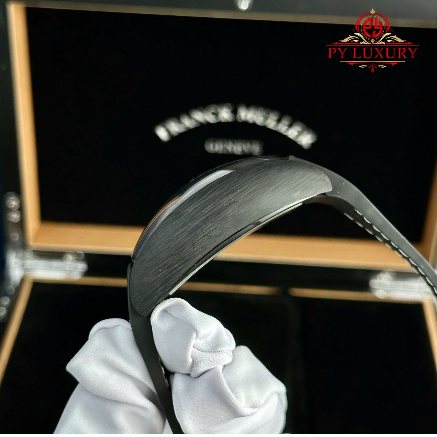Đồng Hồ Franck Muller Grand Central Tourbillon Vỏ Carbon Cọc Số Học Trò Rep 1:1 44mm - Image 7