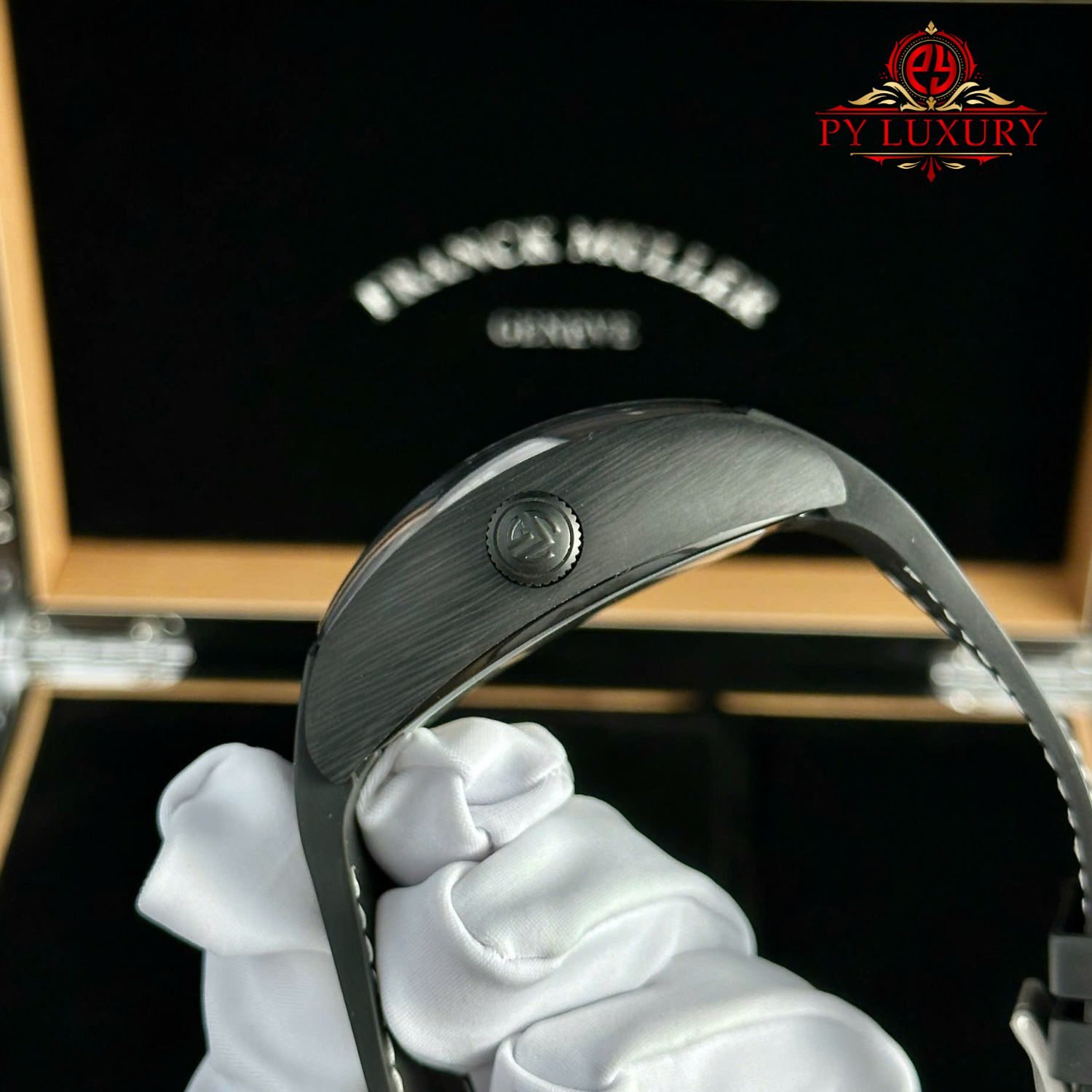 Đồng Hồ Franck Muller Grand Central Tourbillon Vỏ Carbon Cọc Số Học Trò Rep 1:1 44mm - Image 8