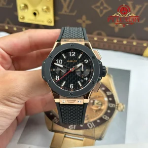 Đồng Hồ Hublot Big Bang Chronograph King Gold Ceramic Bản Kỷ Niệm 20 Năm Replica 1:1 BBA 43mm