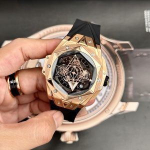 Đồng Hồ Hublot Big Bang Sang Bleu II King Gold Mặt Số Đen Rep 1:1 BBF Cao Nhất 45mm