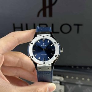 Đồng Hồ Hublot Classic Fusion Titanium Mặt Xanh Dương Rep 1:1 JJF 38mm
