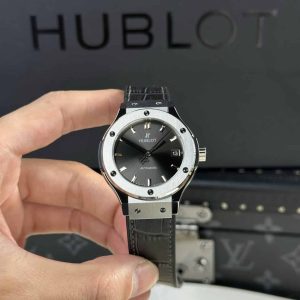 Đồng Hồ Hublot Classic Fusion Titanium Mặt Xám Super Clone JJF 38mm