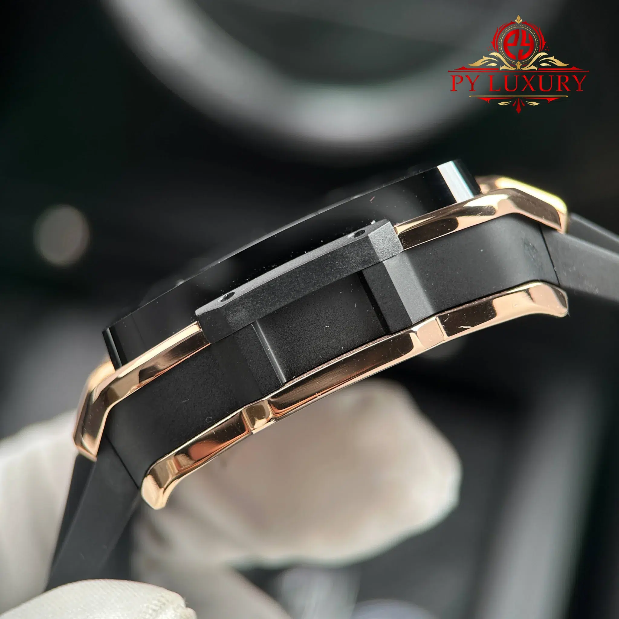 Hublot Square Bang Unico King Gold Ceramic Black Best Replica BBF 42mm - Image 8