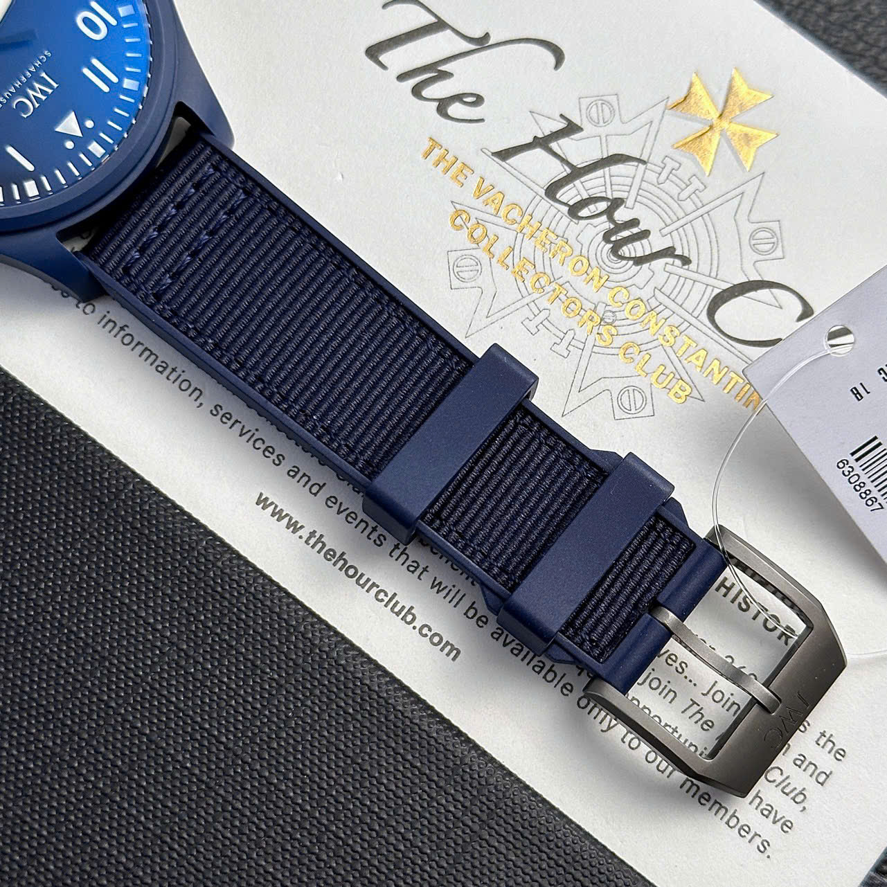 IWC Pilot’s Watch Laureus Sport Blue Ceramic Blue Dial Best Copy V7 Factory 41mm - Image 8