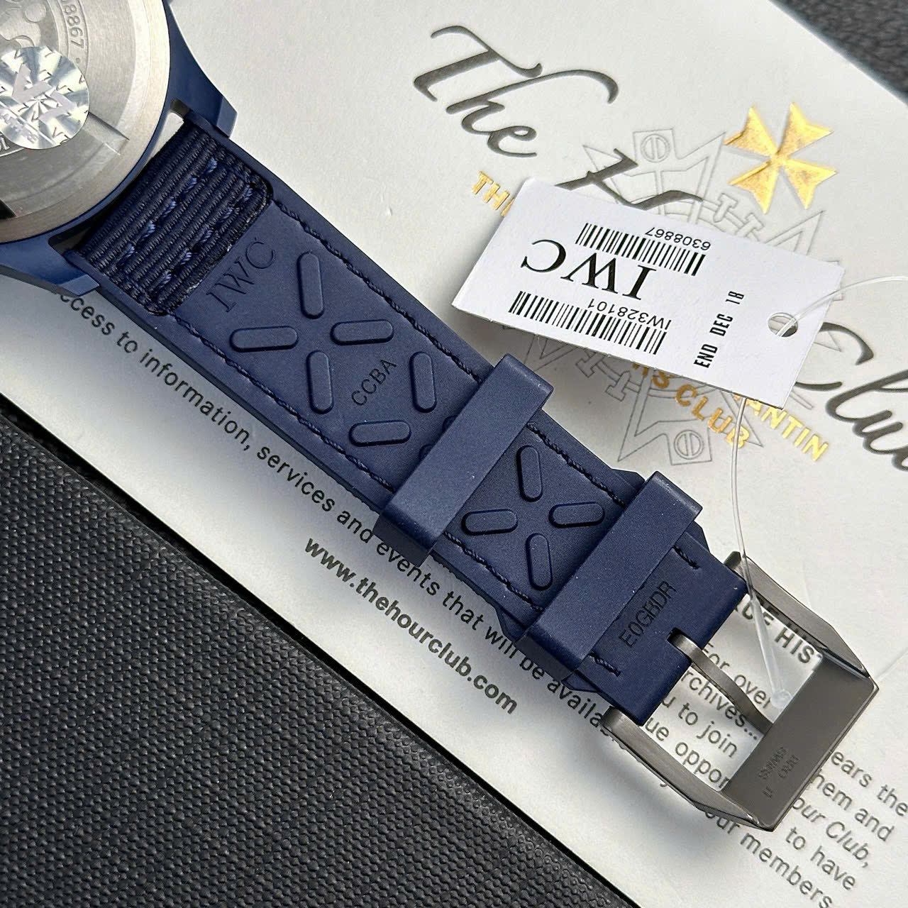 IWC Pilot’s Watch Laureus Sport Blue Ceramic Blue Dial Best Copy V7 Factory 41mm - Image 9