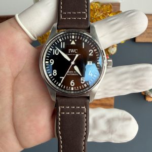 IWC Pilot Mark XVIII Edition IW327003 Brown Dial Leather Strap 1:1 Best Replica 40mm