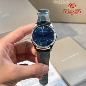 Đồng Hồ Jaeger-LeCoultre Master Ultra-Thin Moon Mặt Xanh Blue Dây Da Rep 1:1 JJF 39mm