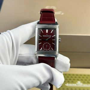 Đồng Hồ Jaeger-LeCoultre Reverso Tribute Monoface Small Seconds Q397846J Mặt Đỏ Tía Rep 1:1 MGF 45.6×27.4mm
