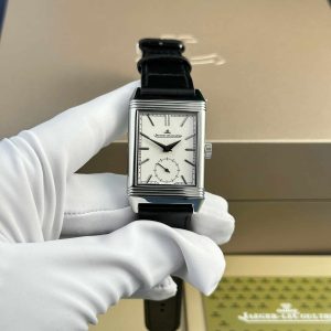 Đồng Hồ Jaeger-LeCoultre Reverso Tribute Monoface Small Seconds Q713842J Mặt Trắng Replica MGF 45.6×27.4mm