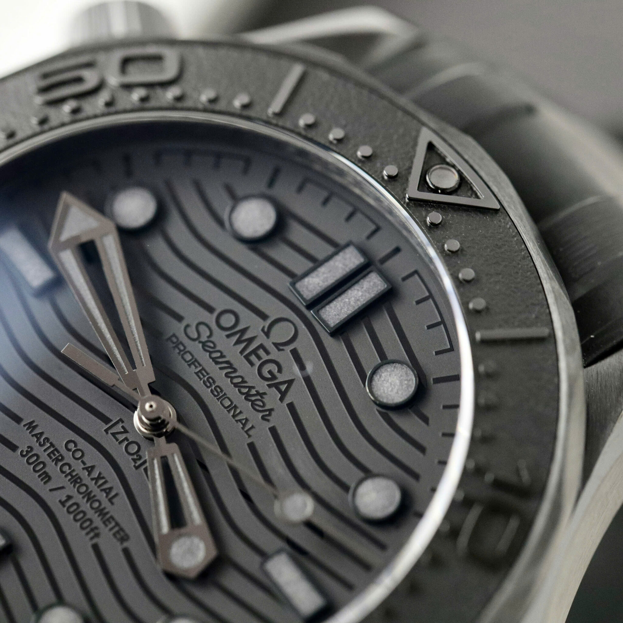 Omega Seamaster Diver 300M Black Black Ceramic Rubber Strap Best Replica VSF 43.5mm - Image 5