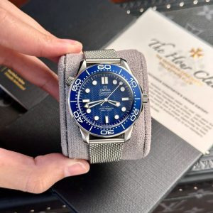 Omega Seamaster Diver 300M James Bond 60th Anniversary Blue Dial Best Replica VSF 42mm