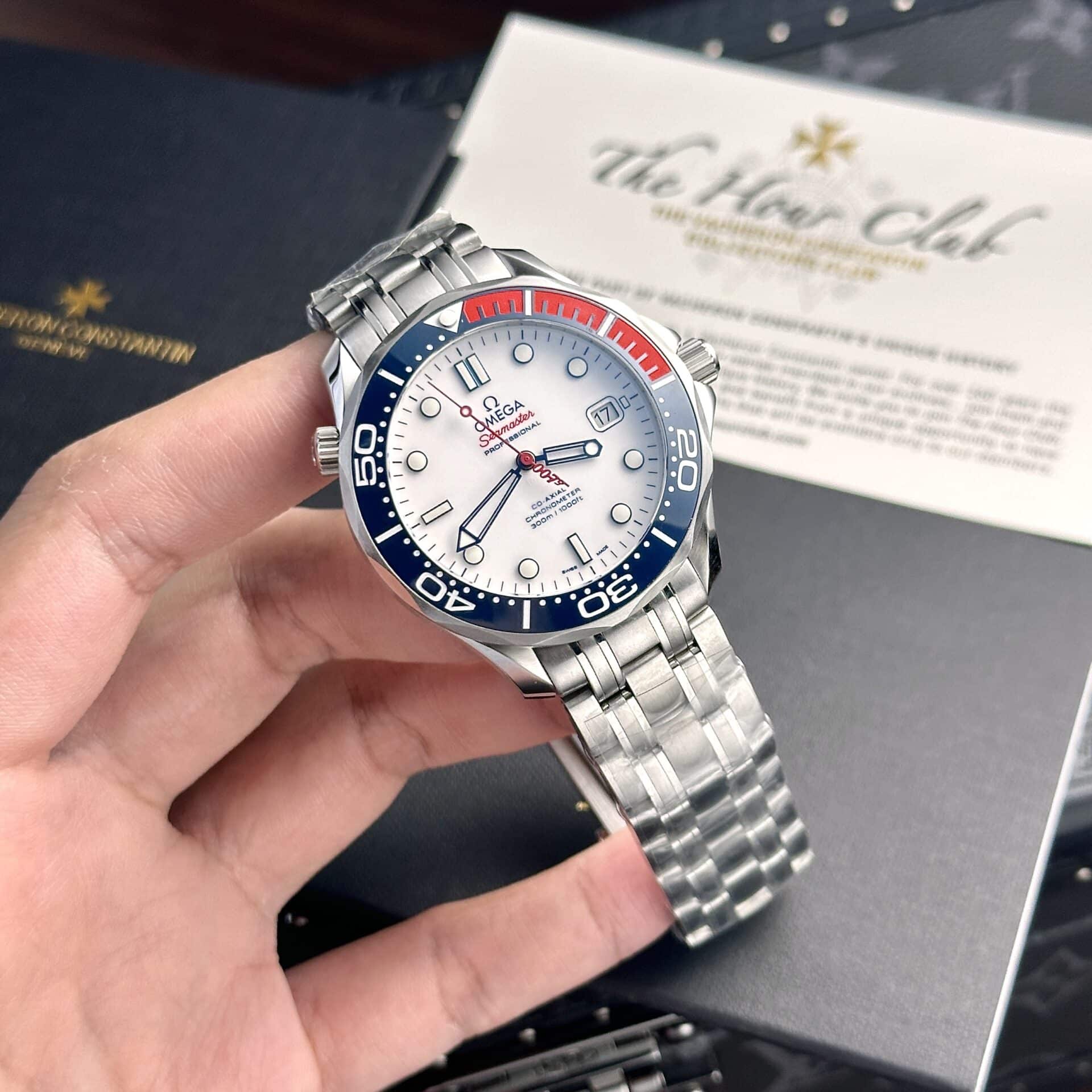 Omega Seamaster Diver 300M Commander’s 007 Limited Edition White Dial Best Replica VSF 41mm - Image 2